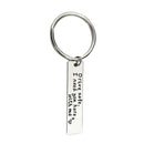 5 Pcs Stainless Steel Keyrings Gift Drive Safe I Need You Here with Me Keyc H8B4