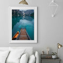 Acrylic Painting By Numbers DIY Clear Lake Drawing Hand Painted Wall Craft A
