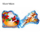 Christmas elk pulling car foil balloons party decor toys inflatable BalRKES