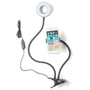 Portable 10 Inch  2 in 1 LED Ring Light Fill-in Video Photo Desktop Selfie Lamp