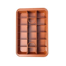 Non-Stick Brownie Pan Tin With Dividers,Heavy-Duty Divided Brownie Tray,18-