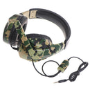 New  Camouflage Gaming Headset Professional Gamer Stereo Head-mounted HeadpSEAU