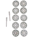 10Pcs Double Sided Diamond Cutting Discs Saw Blade with Connecting  â„–#