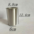 Beer Mug Single Layer Drink Milk Jug Cup 500ml 12.4*8.8*6cm Stainless Steel