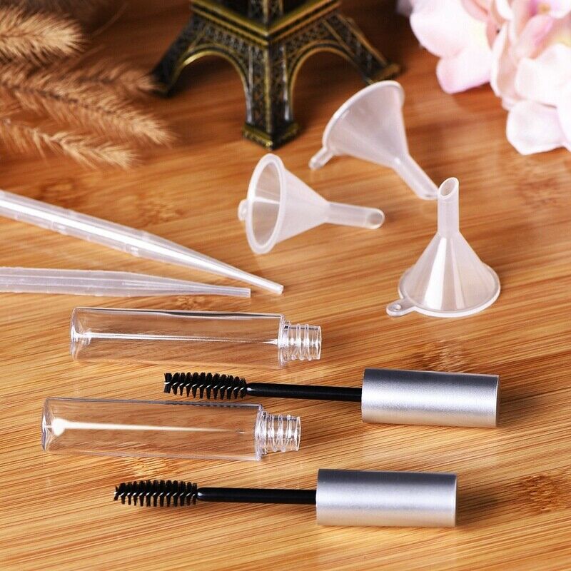 1 Set 5 Pcs 10Ml Reusable Empty Bottle Tube Container For Eyelash Growth Oi