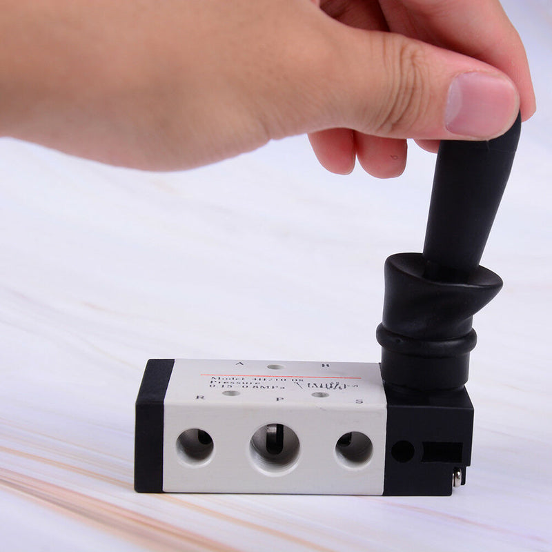 4H210-08 5 Ways 2 Position Pneumatic Mechincal Hand Lever Valve Gn