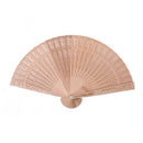 Wooden Hand Fan Wedding Favors Sandalwood Hand Fans Wedding Decor Folding FaA3C