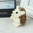 1PCS Cute Plush Hedgehog 7CM  Small Pendant  Mini Soft Stuffed Animal  lj