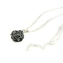 Black Rose Heart Cremation Urn Necklace for Ashes Urn Jewelry Memorial Pend3 Kw