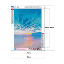DIY Full Drill Diamond Painting Landscape Rhinestone Mosaic (B3331 Beach 5)