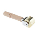 Leathercraft Wooden Handle Leather Press Edge Roller Steel Roll 25mm