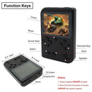Classic 500 Games Video Player Rechargeable Handheld Game Console (Black)