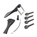 Exquisite 4/4 Violin Chin Rest Tail Nail Rope Tailpiece Set For Violinist