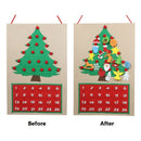 Christmas Tree Felt Advent Calendar Countdown To Christmas Homemade Advent