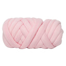 25 Meters Chunky Wool Yarn  Soft Bulky Arm Knitting Wool Roving Pink