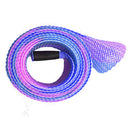 Fishing Rod Cover Rod Braided Strap Reel Cover Glove Protector (Blue red)