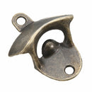 Retro Bronze Metal Wall Mounted Wine Beer Bottle Cap Bar Opener Kitchen Tool