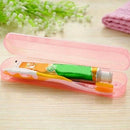 Pack of 4 Different Color Travel Toothbrush Toothpaste Holder Case for Trav M3T7