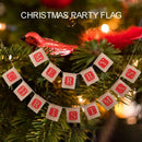 DIY Flag Banner Linen Pennant Ornament Garland Alphabet Xmas Wedding Party Decor