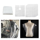 100 Pieces Disposable Hair Cutting Cape Hairdresser Stylist Barber Shop