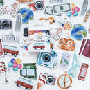 46 pcs/Set One Person Travel Planner Stickers Scrapbooking Journal Stickers BX