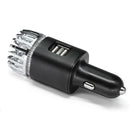 JO-6291 Car Air Purifier Ionizer USB Charger Deodorizer Oxygen Bar (Black) A