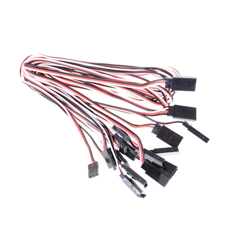10Pcs 50cm Servo Extension Cord Cable Lead Wire OZ 50cm 26AWG ME