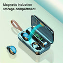 New F9 TWS Bluetooth V5.0 Headset Wireless Earbuds Surround Stereo HIFI LED T3G2