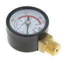 2xWater Pressure Gauge 0-220psi Male NPT Brass Liquid/Glycerin Filled