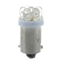 10 X BA9S 1895 T4W Lamp Bulb 7 LED 12V White For Car