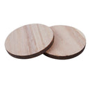 10 x Wooden Circle Shapes, Plain Wood Craft Tags 50mm (5cm) R3L1