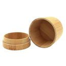 Waterproof Natural Bamboo Cylinder Natural Watch Storage Case with Pillow Travel