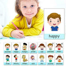 14 X Emotion Cards Early Childhood Cartoon English Education Emotional Card P3N6