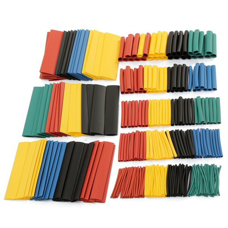 164pcs Heat Shrink Tubing Insulated Shrinkable Tube Wire Cable Sleeve Ki Gw