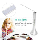LED Desk Lamp Foldable Dimmable Touch-Type Table Lamp with Calendar Tempera