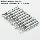 11PC/Lot 900M-T Soldering Iron Tips Welding Tip 900M-T-I/B/K/1.2D/1.6D/2.4D D3G7