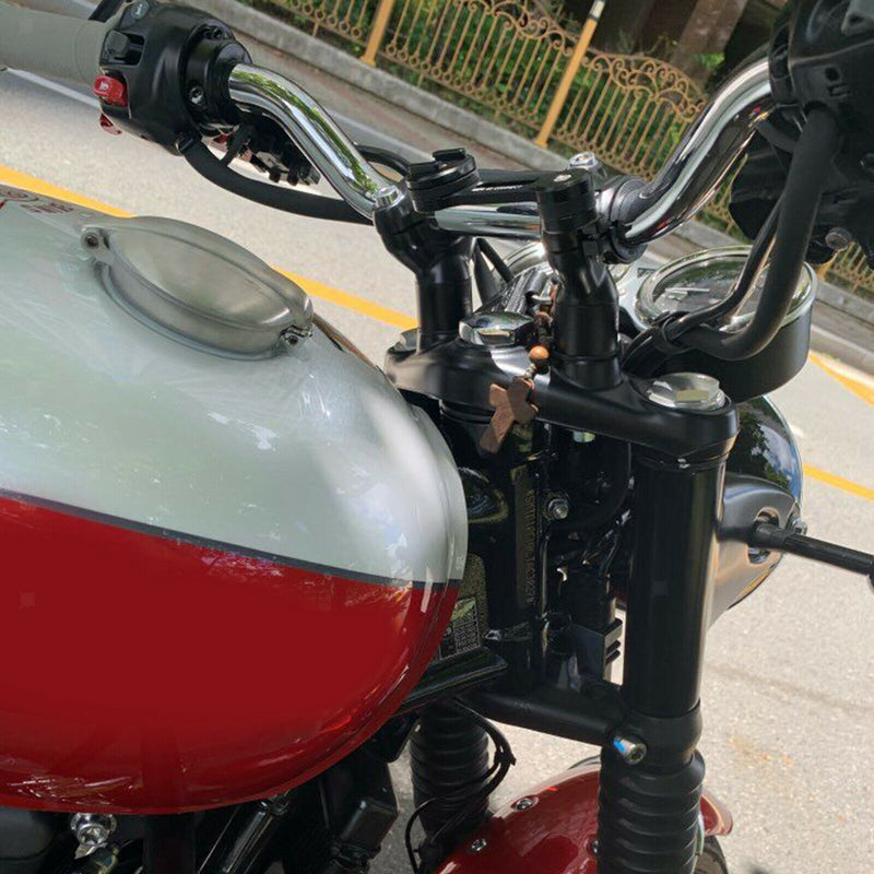 Handlebar Riser Kit Bars 25mm Handle Bar Riser Motorcycle For Triumph Bonneville