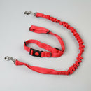 Pet Dog Traction Rope Slip Lead Training Elastic Collar Belt  Adjustable Co A