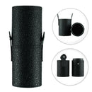 Leather Cosmetic Cup Case Makeup Brush Pen Holder Empty Storage Box Organizer