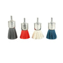 4Pc Dia 30Mm Shank 6Mm Pen-Shaped Sanding Abrasive Nylon Wire Polishing Mix