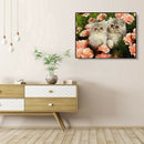 5D DIY Full Drill Diamond Painting Flower Cat Cross Stitch Embroidery Craft