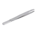 1Pc Stainless Steel Extension Eyebrow Tweezer Eyebrow Comb Makeup Cosmetic T 3C