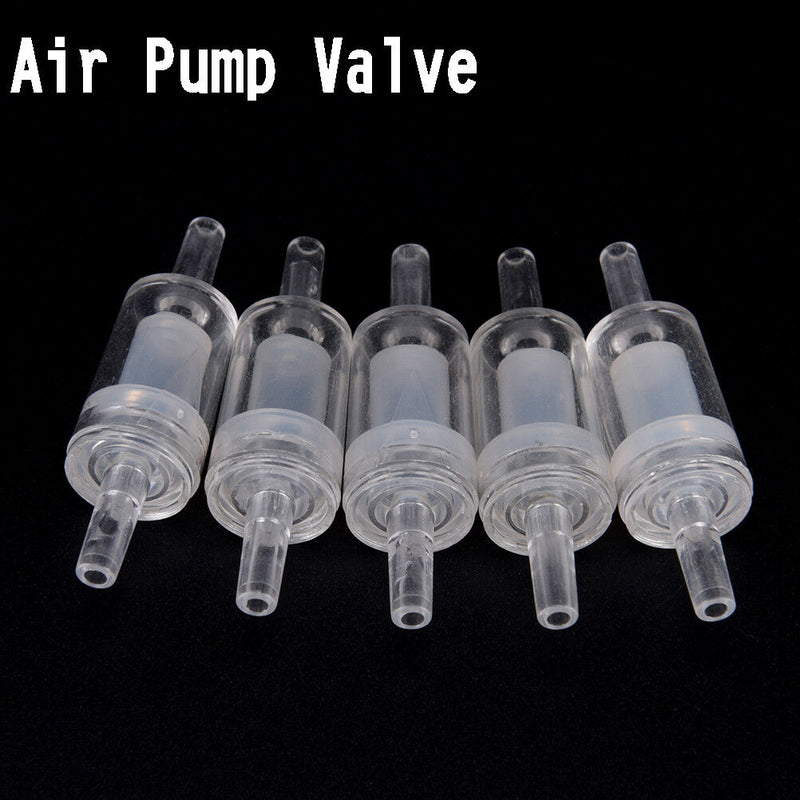 5pcs Aquarium Fish Tank Plastic Non Return Check Valve One Way Air Pumps Filt TE