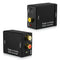 Digital to Analog Audio Converter Coaxial Optical Toslink RCA LR Adapter Black