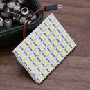 DC 12V T10 5050 48SMD LED Panel Car Interior White Light Festoon Dome Lamp