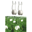 4x 15m/49ft Garden Planting Tomato Hooks Vegetable Support Clips For Planting