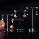 3pcs Earrings Necklace Jewelry Display Rack Metal Stand Organizer Holder
