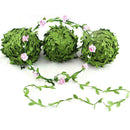 Artificial Green Floral Mosaic Decoration DIY Weaving Accessories Garland N7Q3