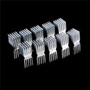 10pcs Aluminum Cooling 9x9x12MM Heat Sink EBM Radiator Heatsink Cooler3CB