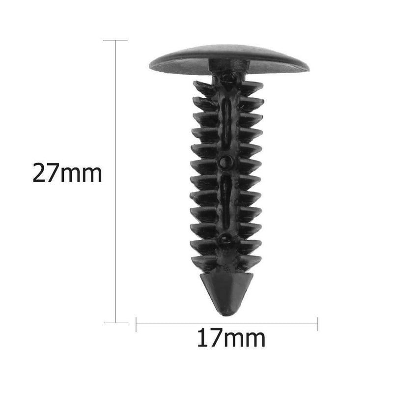 15pcs Universal Car Auto Door Trim Panel Clips Nylon Plastic Retainer Rivet